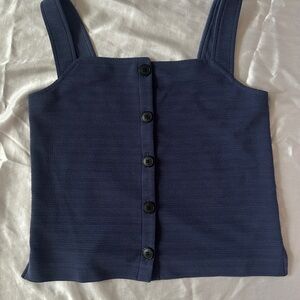 J. Crew Navy Blue Tank Top